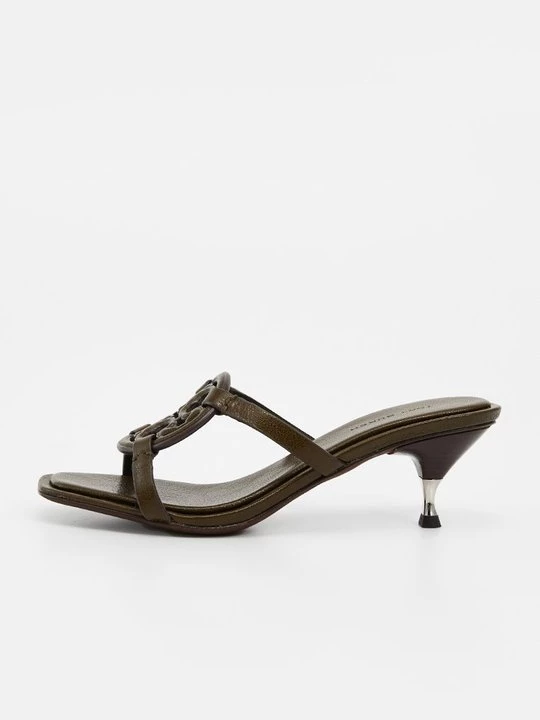 Foto van product Muiltjes met hak Tory Burch zwart