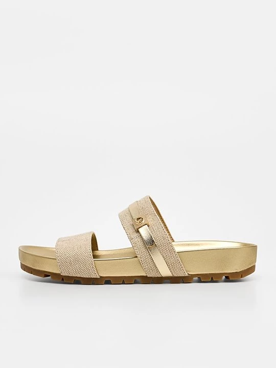 Foto van product Muiltjes Michael Kors goudkleurig