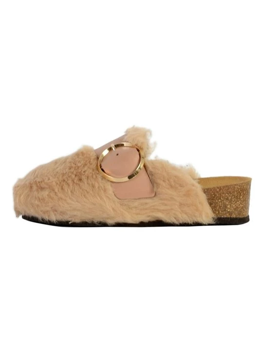Foto van product Muiltjes Scholl camel