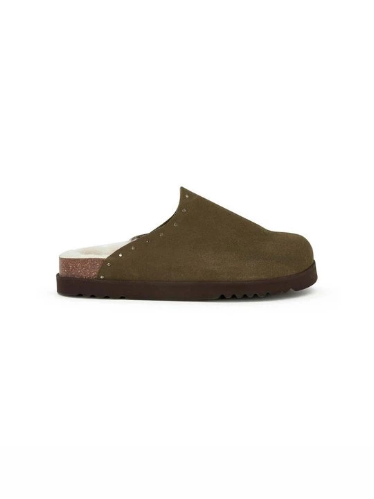 Foto van product Muiltjes Scholl kaki