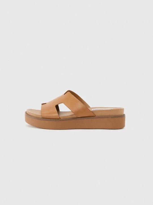 Foto van product Muiltjes Steve Madden cognac
