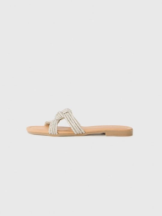 Foto van product Muiltjes Steve Madden zilverkleurig