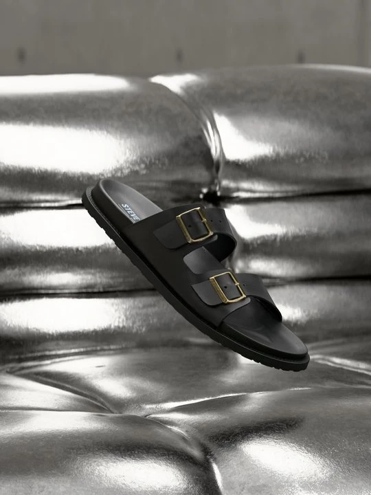 Foto van product Muiltjes Steve Madden zwart