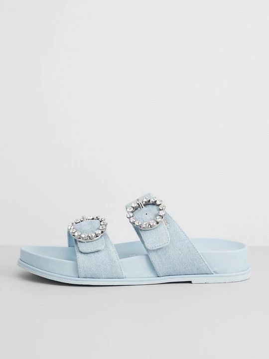 Foto van product Muiltjes Stuart Weitzman blauw
