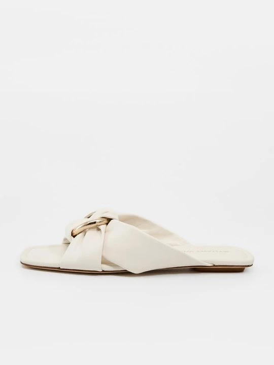 Foto van product Muiltjes Stuart Weitzman crème