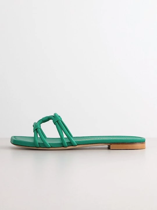 Foto van product Muiltjes Stuart Weitzman groen
