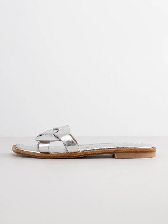 Foto van product Muiltjes Stuart Weitzman zilverkleurig