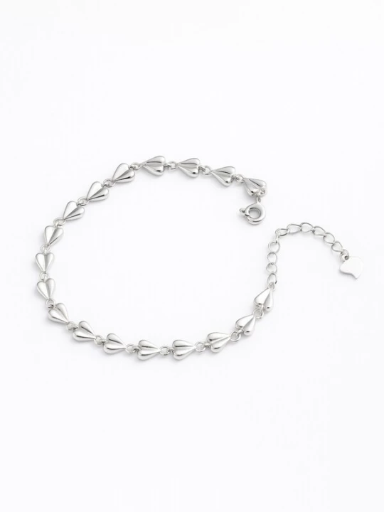 Foto van product mùj jewelry Armband 'Echo Heart' zilver