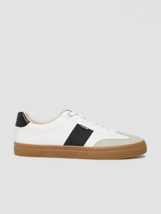 Foto van product Multicolour sneaker met streepdetail s.Oliver wit
