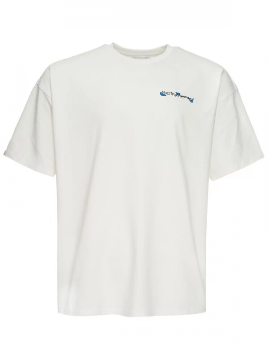 Foto van product Multiply Apparel Shirt lichtblauw / zwart / wit