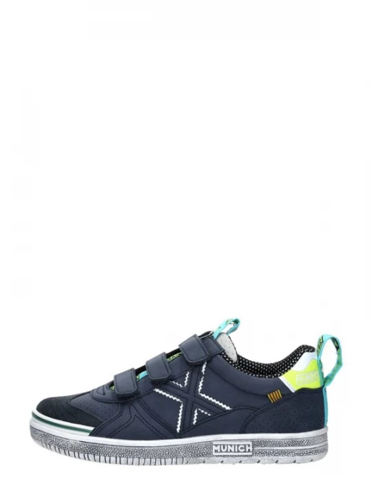 Foto van product MUNICH Sneakers 'Klittenband Laag' blauw