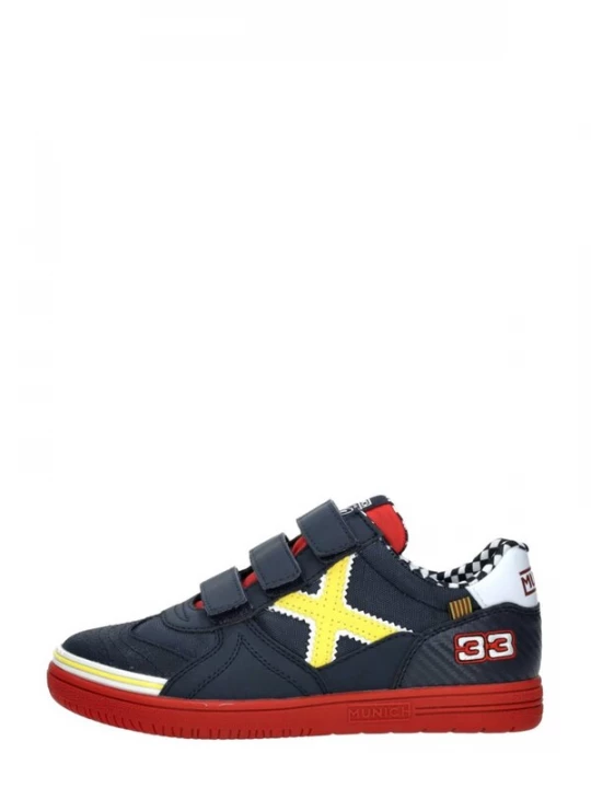 Foto van product MUNICH Sneakers 'Klittenband Laag' blauw