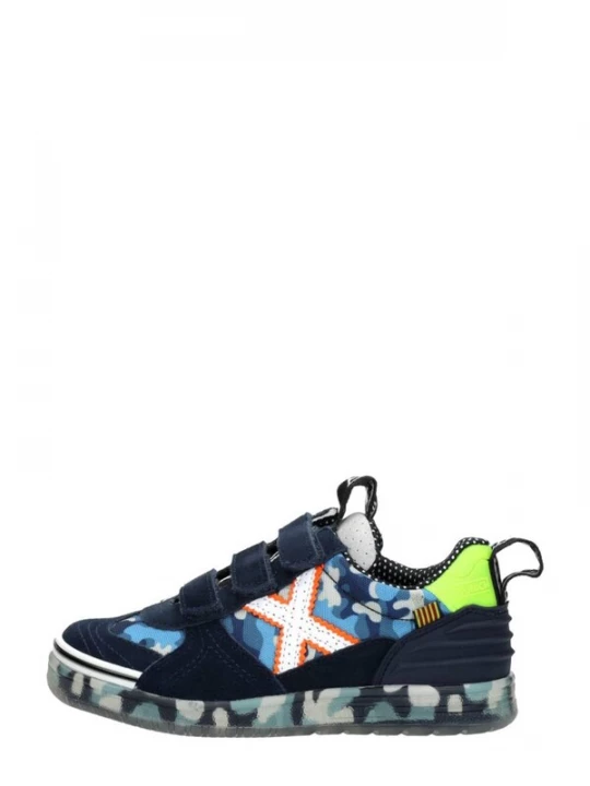 Foto van product MUNICH Sneakers 'Klittenband Laag' blauw