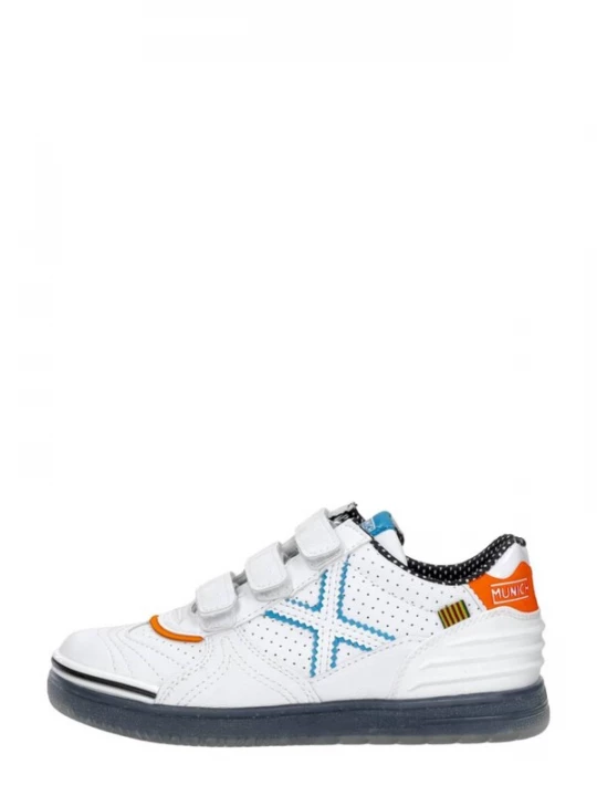 Foto van product MUNICH Sneakers 'Klittenband Laag' wit