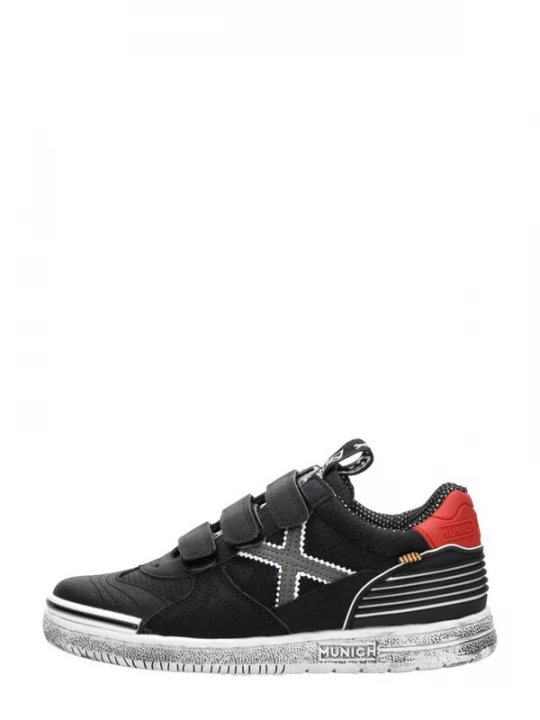 Foto van product MUNICH Sneakers 'Klittenband Laag' zwart