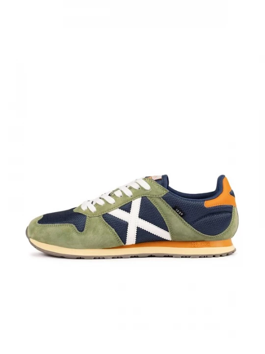Foto van product MUNICH Sneakers laag 'Massana' marine / appel / mandarijn / wit
