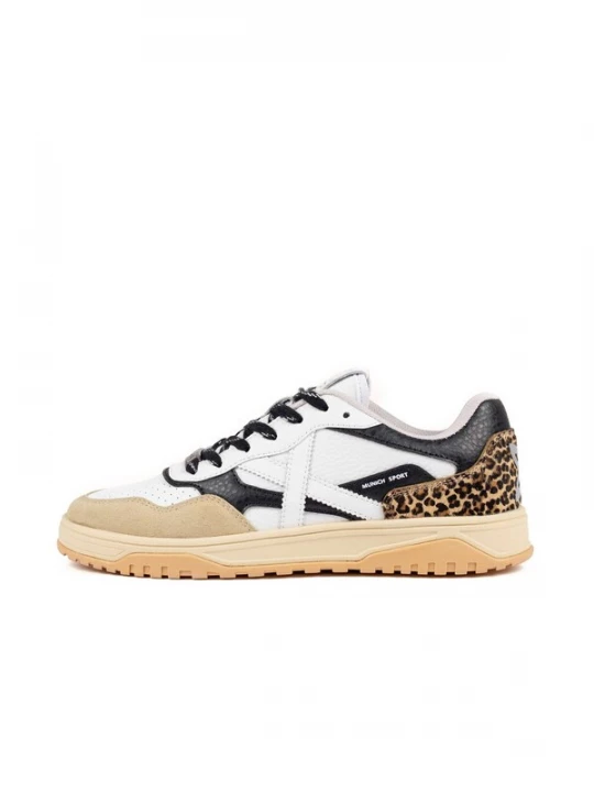 Foto van product MUNICH Sneakers laag 'Tennez' beige / bruin / wit