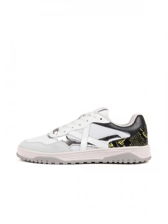 Foto van product MUNICH Sneakers laag 'Tennez' geel / antraciet / lichtgrijs / offwhite