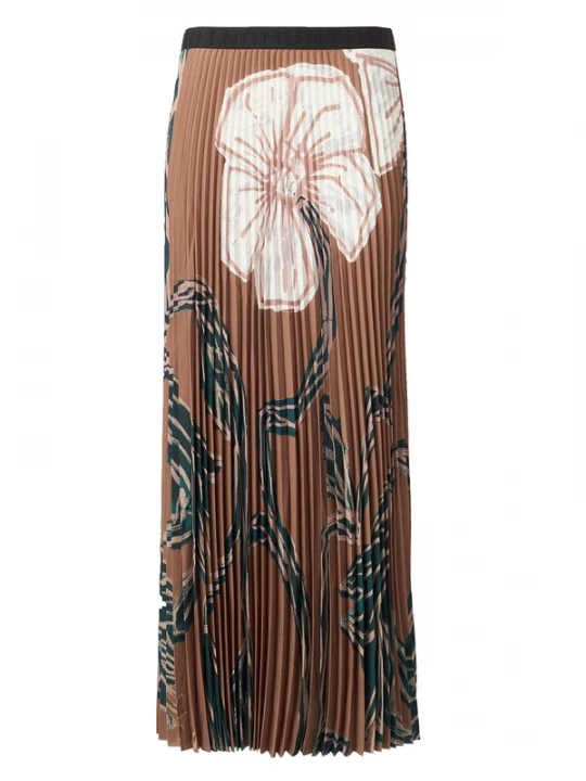 Foto van product Munthe Rok 'TAULLA' crème / bruin / cognac / zwart