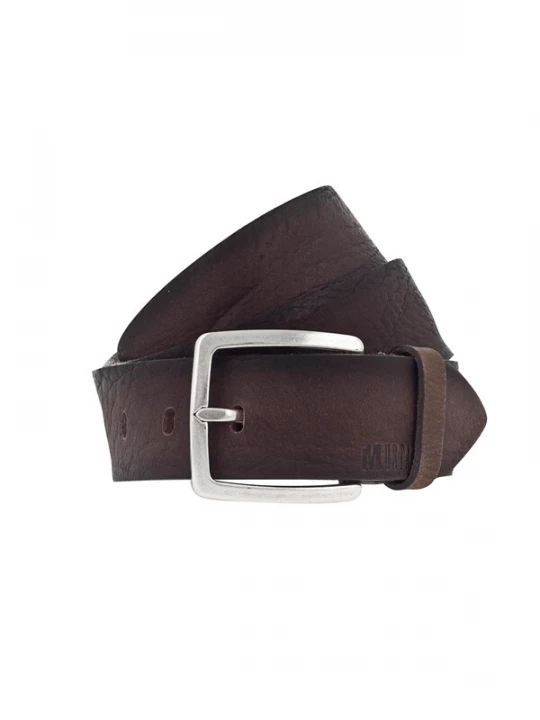 Foto van product MUSTANG Riem donkerbruin / zilver