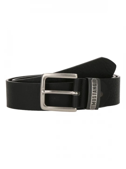 Foto van product MUSTANG Riem zwart / zilver