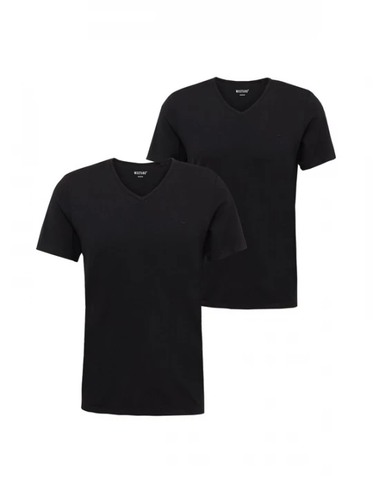 Foto van product MUSTANG Shirt 'Allen' zwart