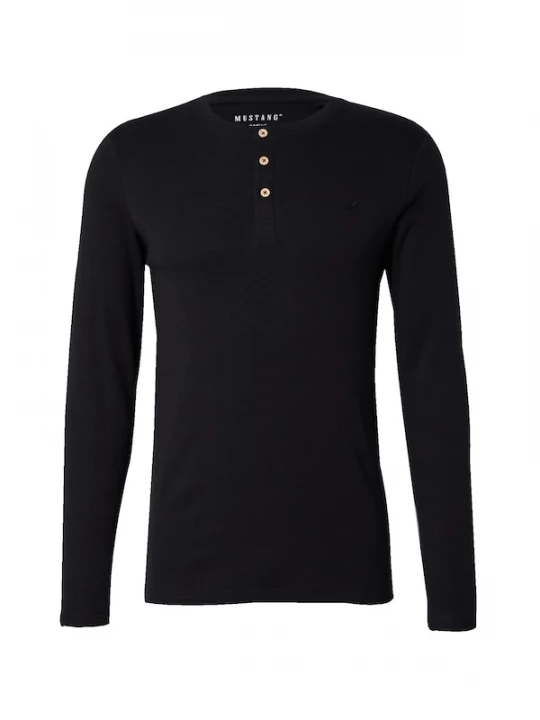 Foto van product MUSTANG Shirt 'ARMINTO' zwart