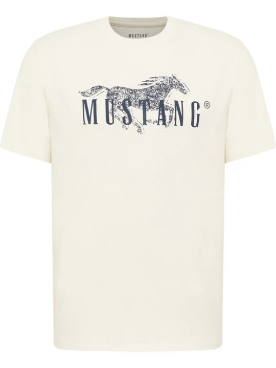 Foto van product MUSTANG Shirt 'Austin' donkerblauw / offwhite