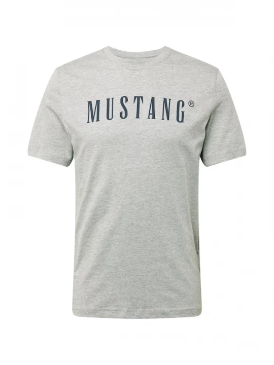 Foto van product MUSTANG Shirt 'Austin' navy / grijs gemêleerd