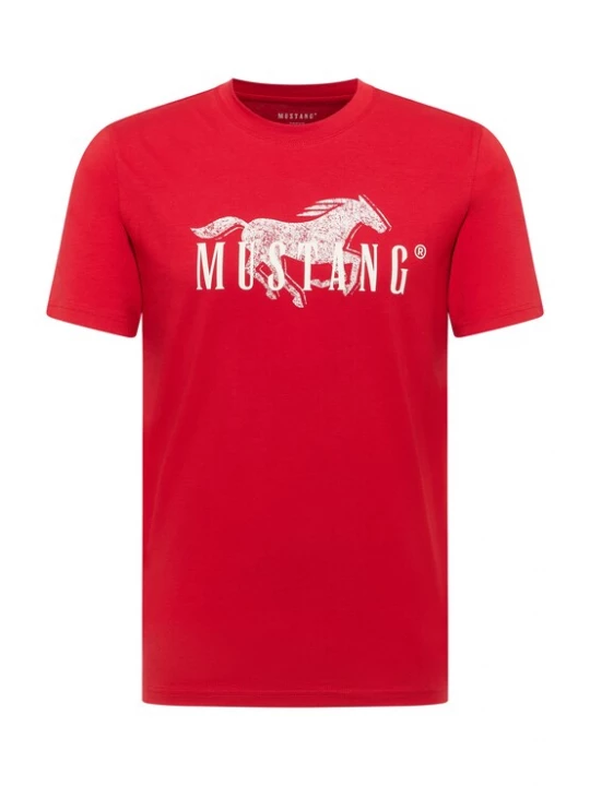 Foto van product MUSTANG Shirt 'Austin' rood / wit