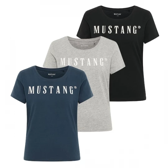 Foto van product MUSTANG Shirt blauw / grijs / zwart