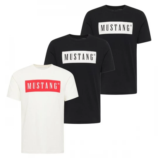 Foto van product MUSTANG Shirt blauw / rood / zwart / wit