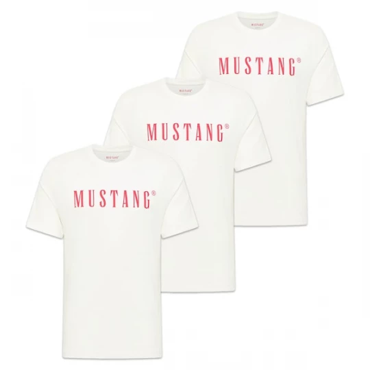 Foto van product MUSTANG Shirt bloedrood / wit