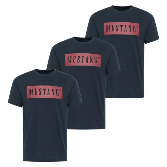 Foto van product MUSTANG Shirt donkerblauw / rood