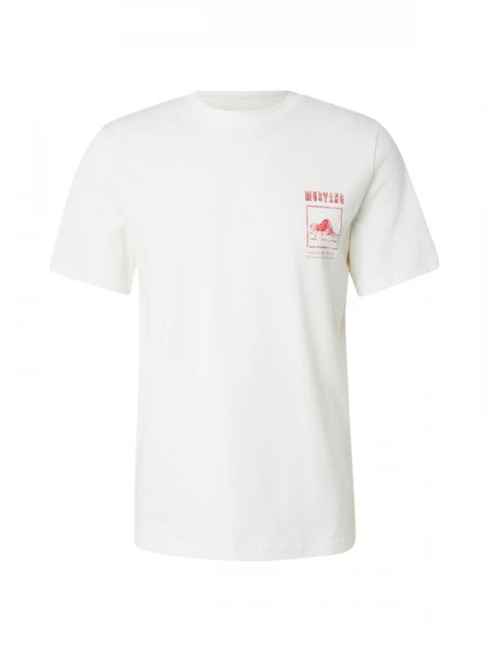 Foto van product MUSTANG Shirt pink / offwhite