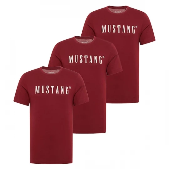 Foto van product MUSTANG Shirt rood / wit