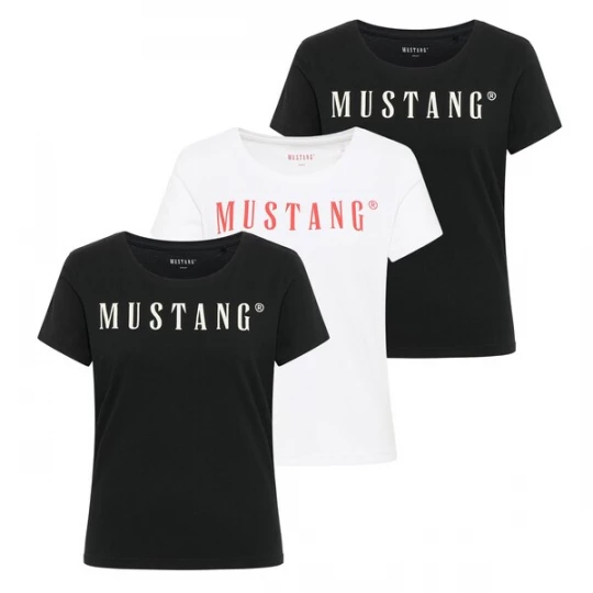 Foto van product MUSTANG Shirt rood / zwart / wit