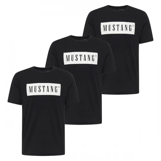 Foto van product MUSTANG Shirt zwart / wit