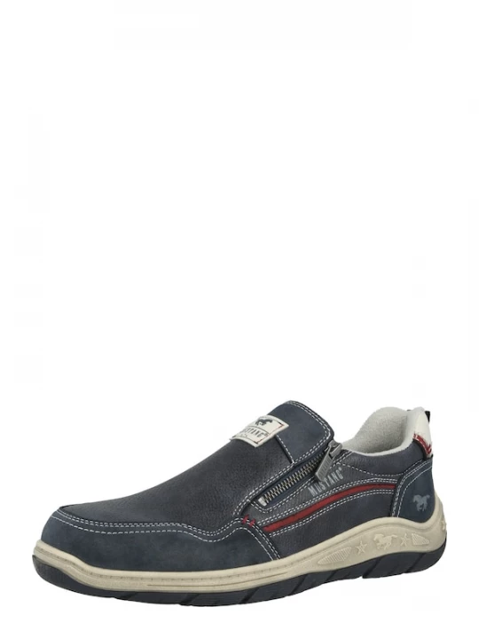 Foto van product MUSTANG Slip-ons marine / lichtblauw / rood / wit