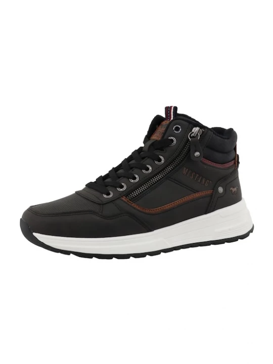 Foto van product MUSTANG Sneakers hoog 'Luciano' zwart