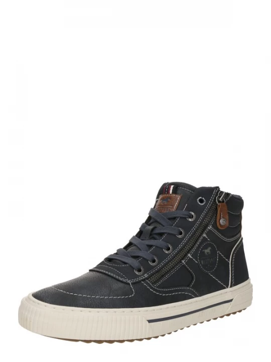 Foto van product MUSTANG Sneakers hoog navy / bruin