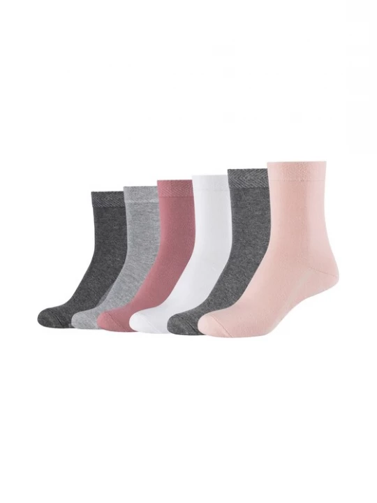 Foto van product MUSTANG Sokken grijs gemêleerd / rosa / oudroze / wit
