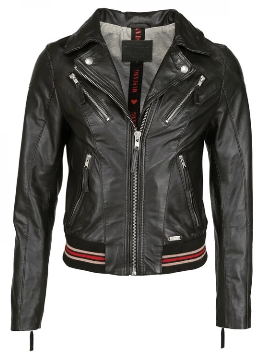Foto van product MUSTANG Tussenjas oudroze / rood / zwart