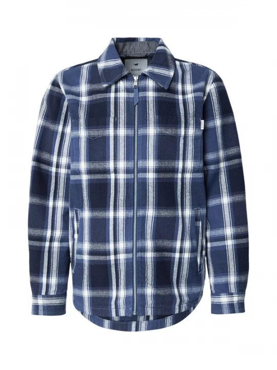 Foto van product MUSTANG Tussenjas 'Philo' marine / donkerblauw / blauw gemêleerd / wit