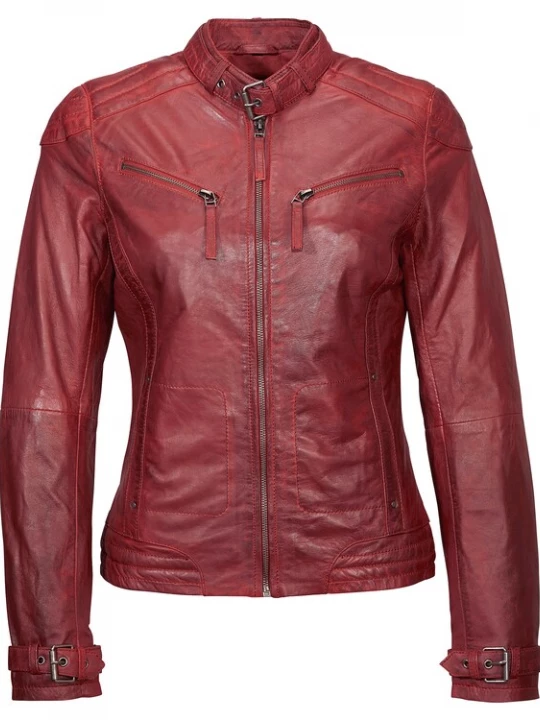 Foto van product MUSTANG Tussenjas 'Ryana' pastelrood