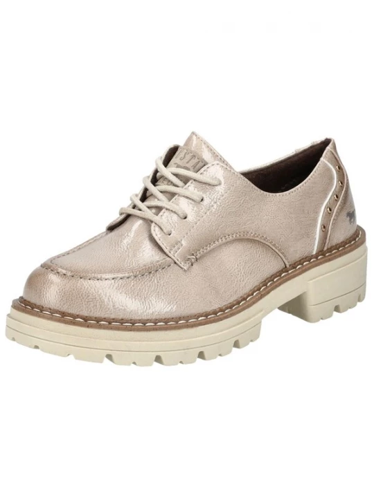 Foto van product MUSTANG Veterschoen taupe