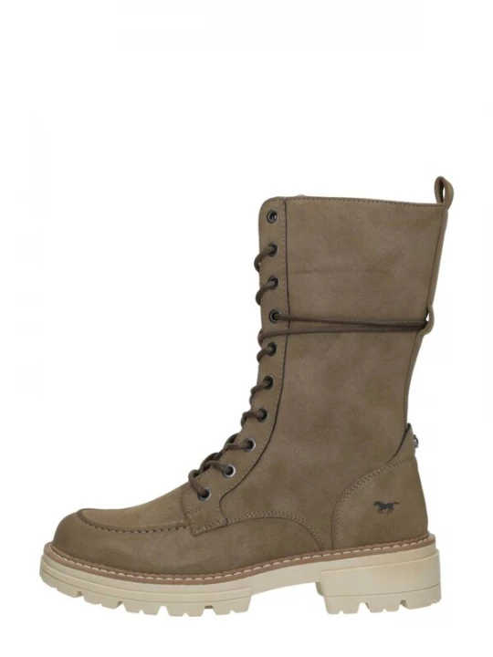 Foto van product MUSTANG Veterschoen 'Veterschoenen Hoog' taupe