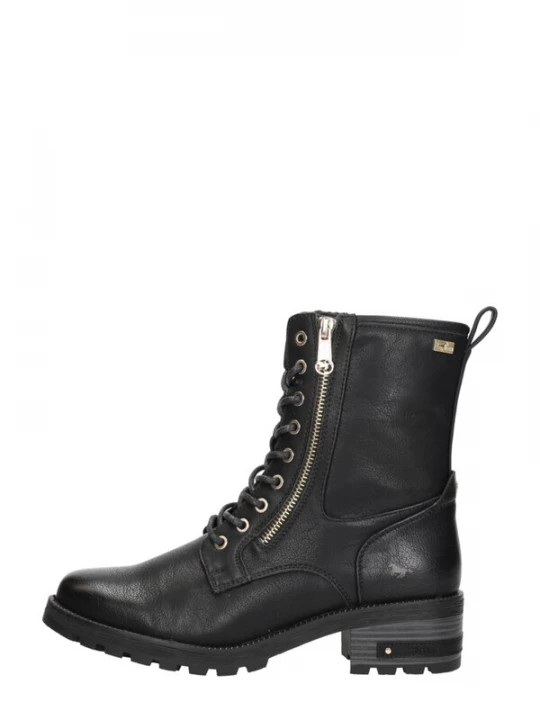 Foto van product MUSTANG Veterschoen 'Veterschoenen Hoog' zwart