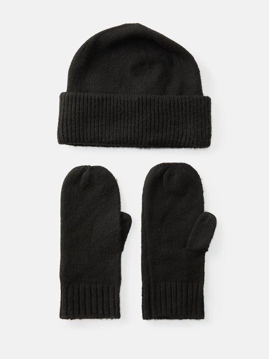Foto van product Muts Pieces zwart