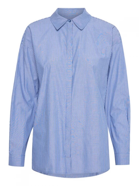 Foto van product My Essential Wardrobe Blouse blauw / wit